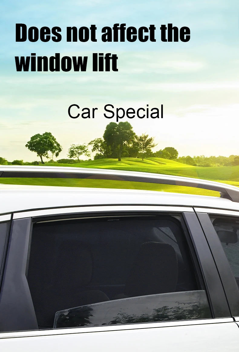 For Nissan PATROL Y62 2010-2025 Car Window SunShade UV Protection Auto Curtain Sun Shade Visor Net Mesh