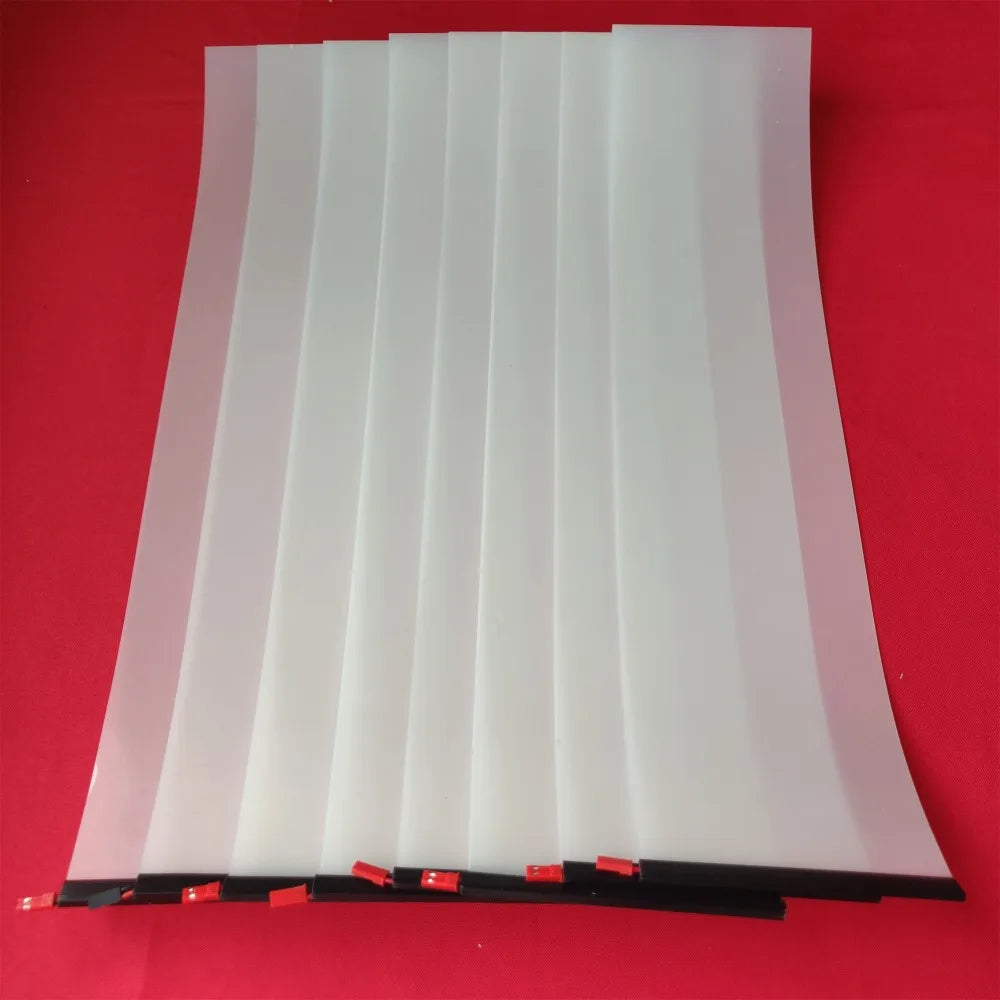 1 set 2 sets 120 * 520mm White Smart Switchable dimming Glass PDLC Film Smart Tint Film self-adhensive