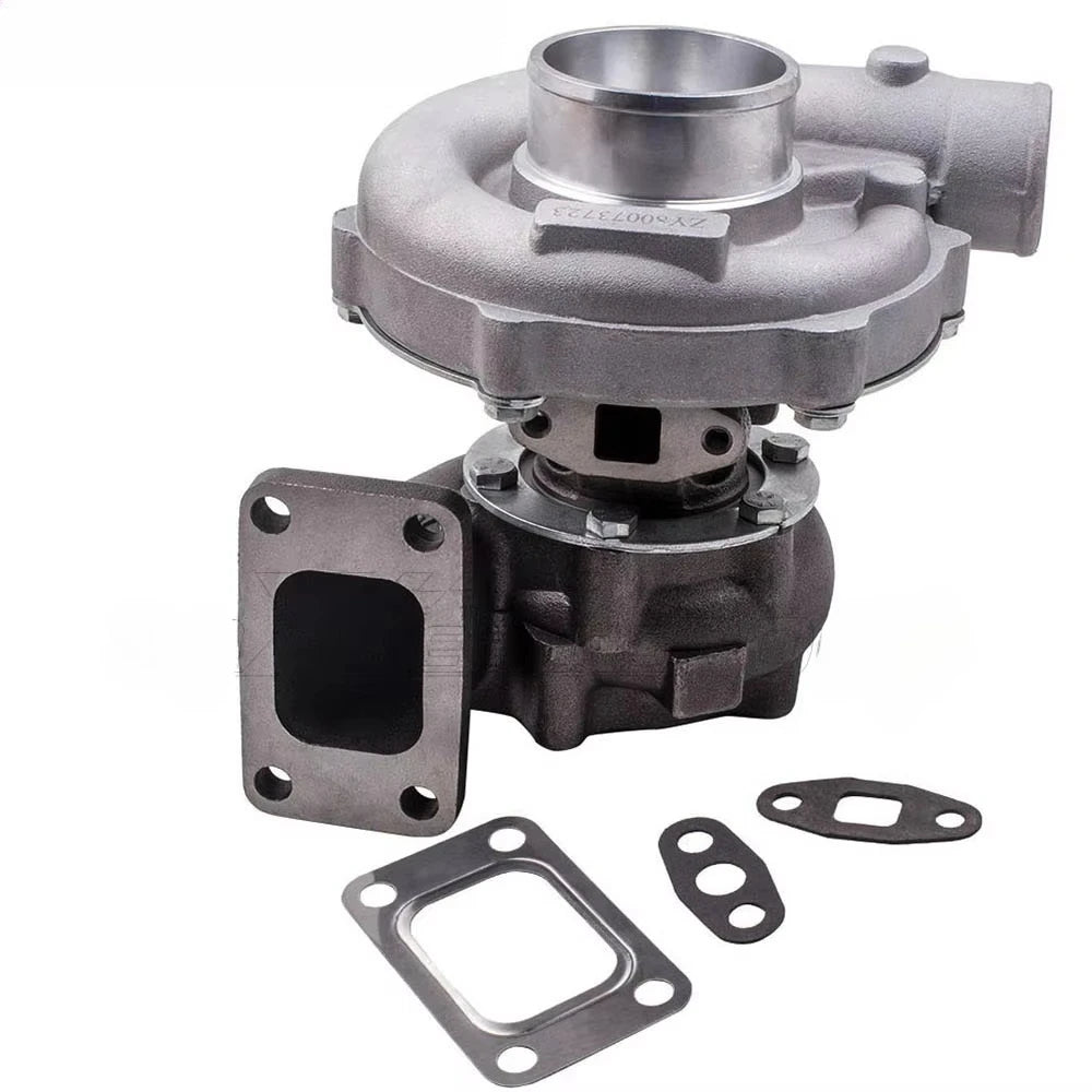 Car Turbocharger & Parts T3 T4 T04E Turbo Charger Kit Turbo A/R .57 + Oil Line+Manifold Kit for  Patrol Safari Y60 Y61