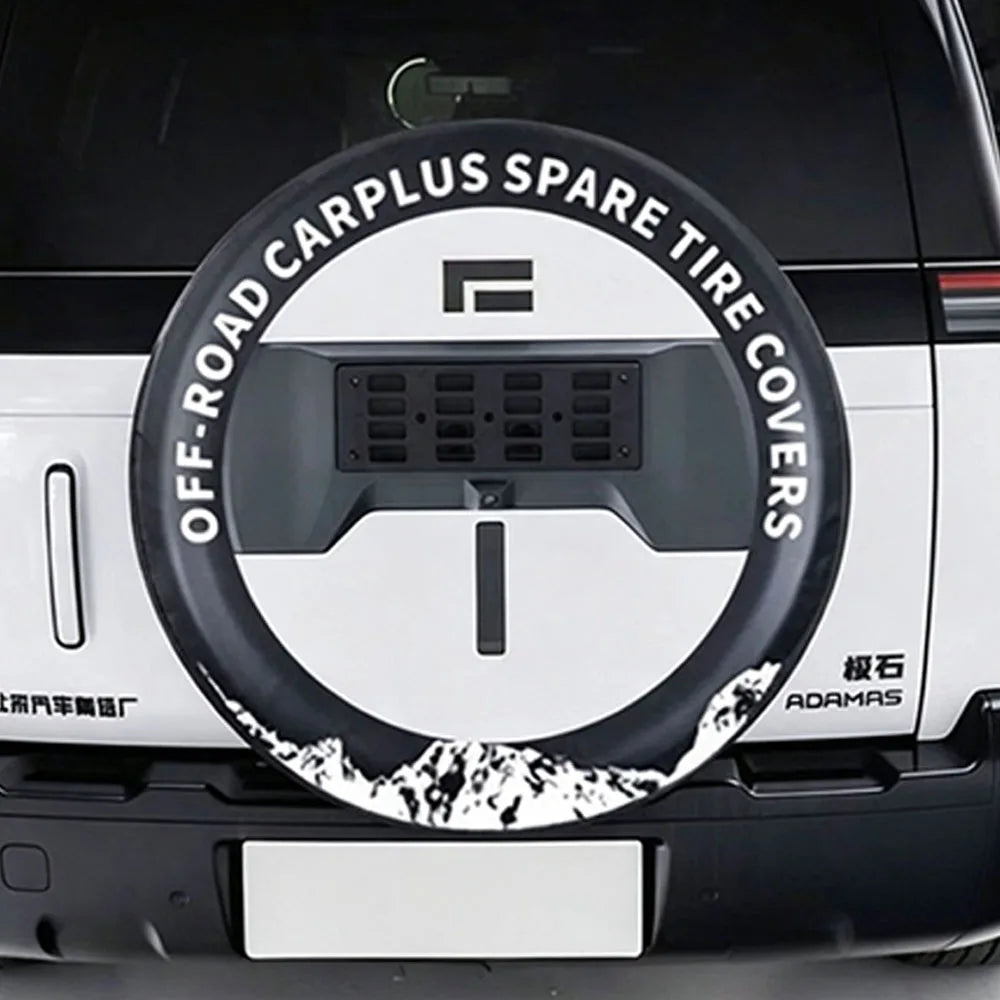 For BAIC JISHI ROX 01& Adamas 2026 Dedicated Full-Size Spare Tire Cover Off-Road UV Protection Faux Leather Specific Accessories