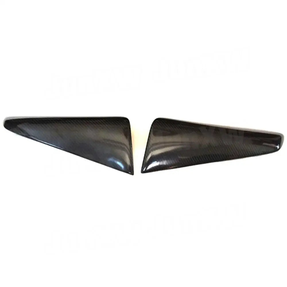 Carbon Fiber Front Splitters Eyebrows Covers Eyelids Trim Stickers For Benz G Class W463 G63 G65 G500 G55 1990 - 2018 FRP 2PCS