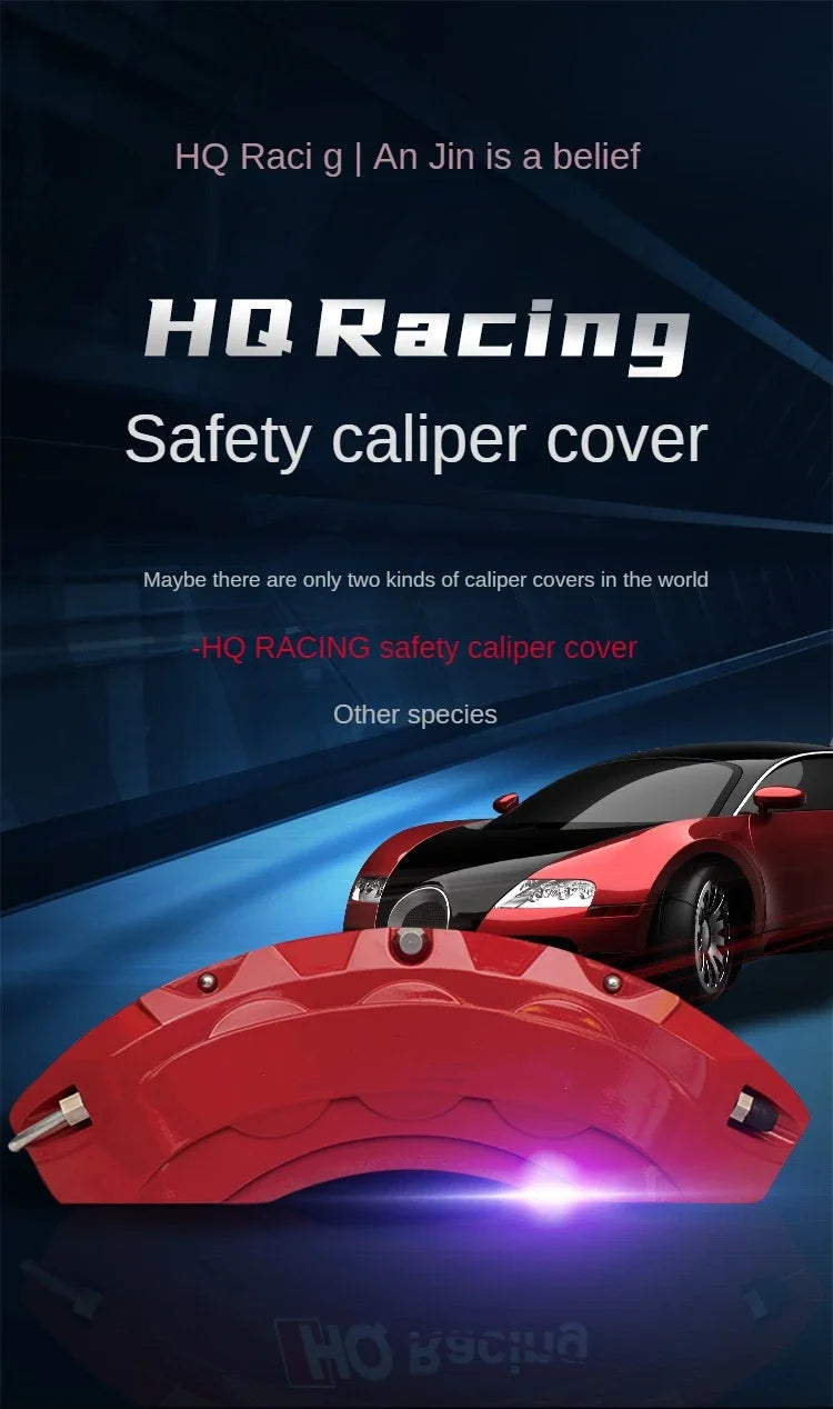 For Audi Car Brake Caliper Cover Aluminum Front Rear Fit RS SQ A1 A2 A3 A4 A5 A6 A7 A8 Q1 Q2 Q3 Q4 Q5 Q6 Q7 Q8 2009-2026