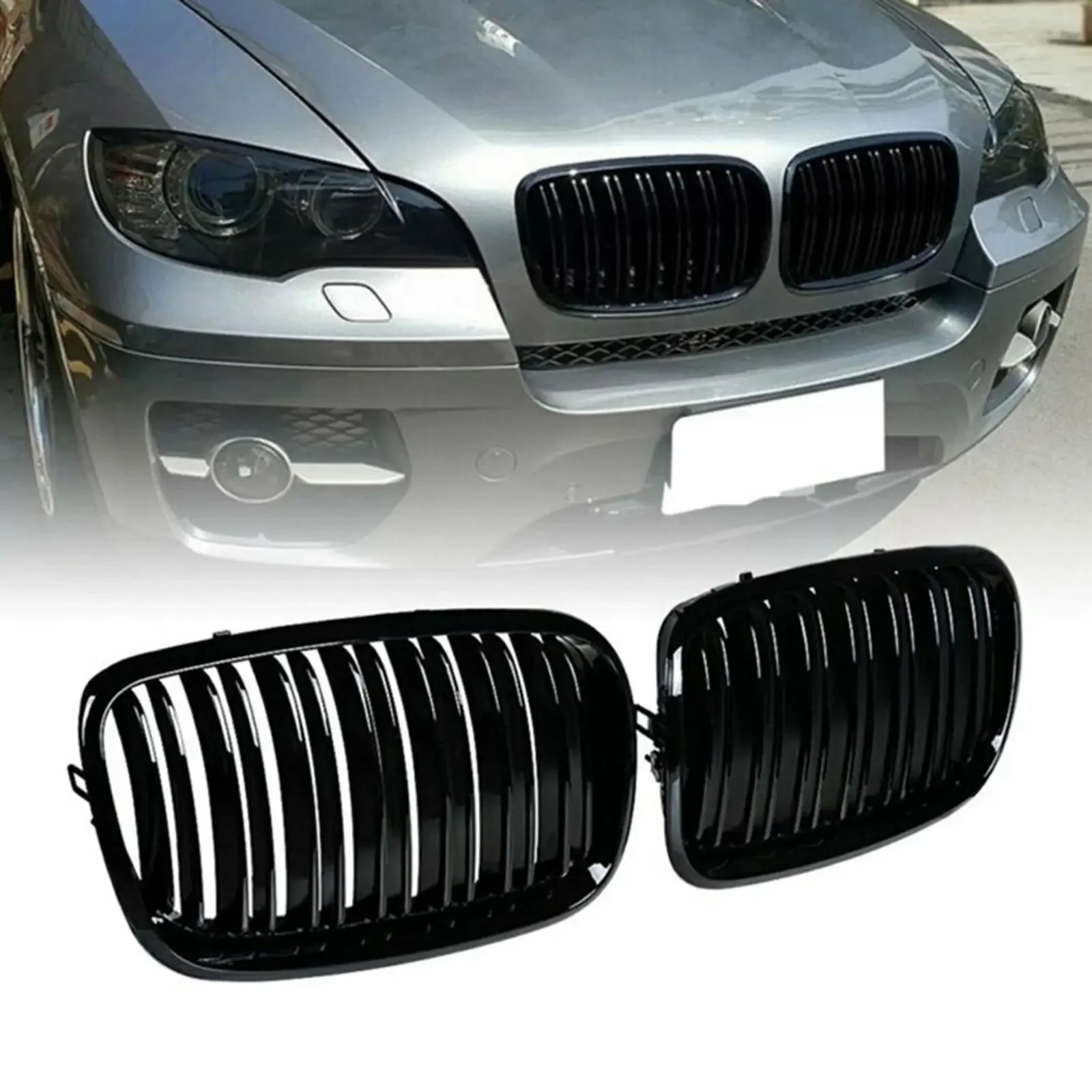 For BMW E60 E46 E53 E39 E61 E63 E70 E71 E84 E81 E87 E89 E90 E92 E93 E36 With Car Front Bumper Kidney Grille