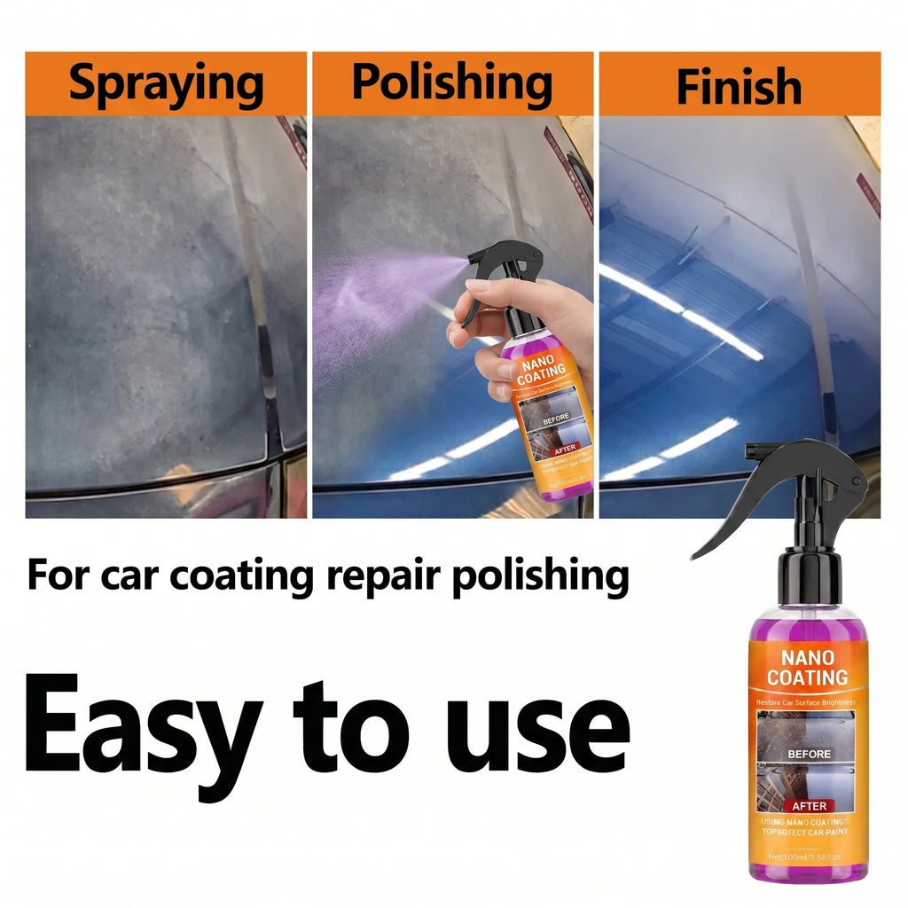 Car Nano Ceramic Coating Liquid Crystal Hydrophobic Layer Polishing Paint Coating Agent Auto Polish Nano Crystal Coatings