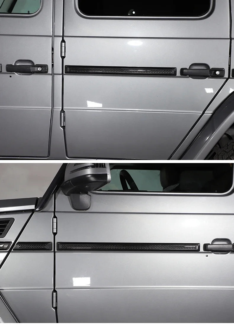 For Mercedes Benz G Class W463 G63 Side Molding Trim for G350 G400 G500 G55 G63 G65 Black Side Molding Trim Kit with B Logo