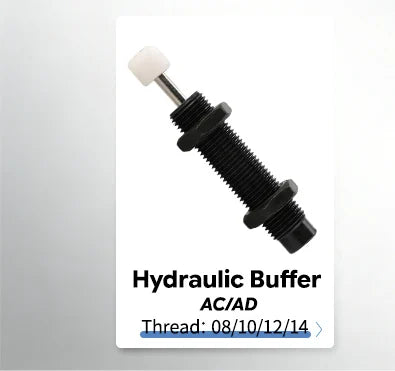 AC/AD Hydraulic Buffer Adjustableb Automatic Compensation Medium Carbon Steel Material Shock Absorber AC2020 AC2540