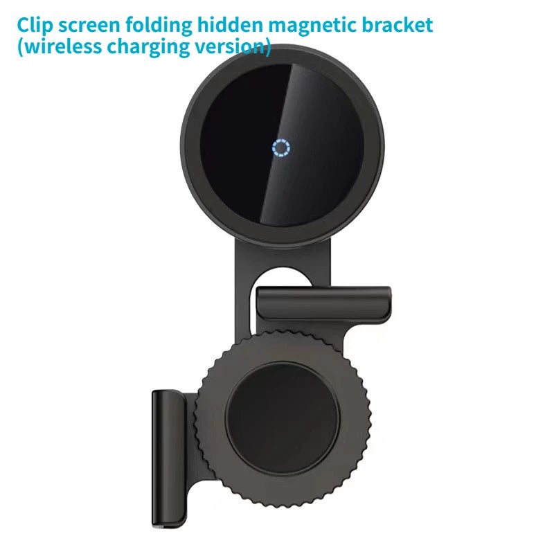 Center Control Display Slide Rail Phone Holder Magnetic For Tesla Model 3 X Y S For BYD Car Phone Holder for iPhone 15 14 13 12