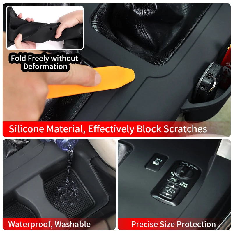 For 2003-2009 Toyota Land Cruiser Prado 120 LC120 Central Control Protective Cover Dust Proof Automotive Interior Accessories