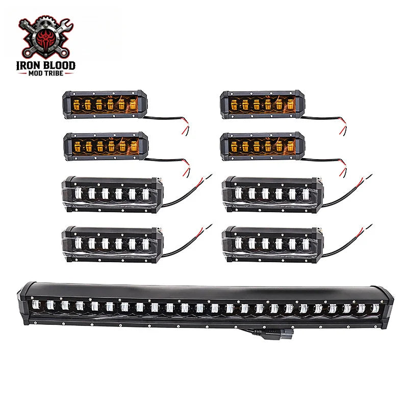 Suitable for 2020-2025 Land Rover Defender 90 110 130 light tower lighting component, roof spotlight
