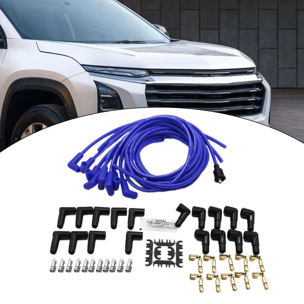 Easy to Use Spark Plug Wire Set Automotive 135 45 Degree Boots for Chevrolet Spark Parts and Ignition System