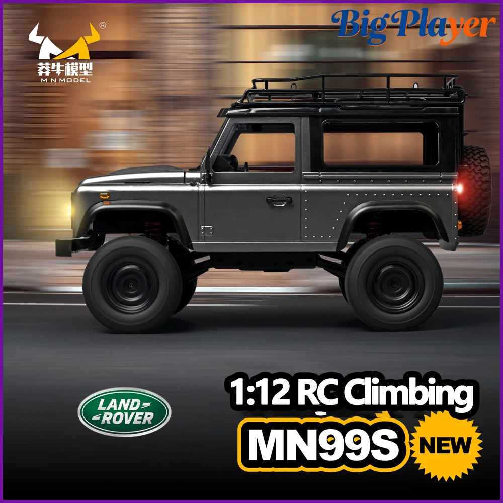 New MN MN99S MN98 1:12 RTR RC Rock Crawler 2.4G 4WD Land Rover Defender Simulated Remote Control Off-Road Truck Toy