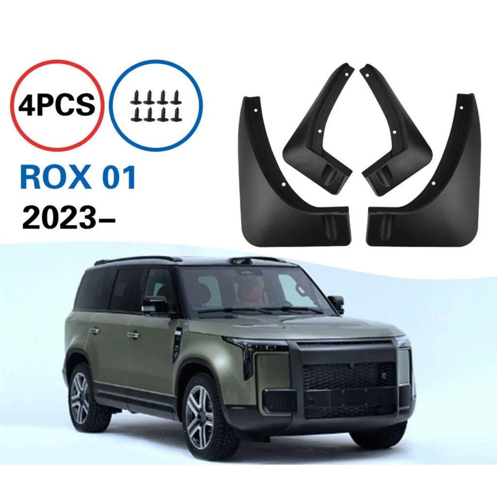 4 Pieces Mud Flaps Mudflap Front Rear Fender For Polestones Rox 01 2023 2024 2025 Anti-splash Mudguards Guard Splash Car Wheels