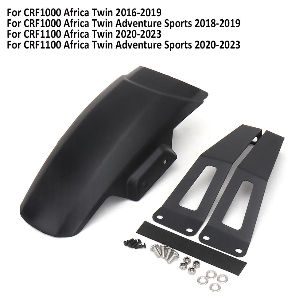 Front Fender For Honda CRF1100L CRF1000L CRF 1100 1000 Africa Twin Adventure Sports Black Mudguard Extension Splash Extender
