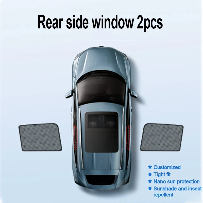 Cover For Leopard 8 BYD Denza B8 Fang Cheng Bao 8 2024-2026 Window Mesh Sunshade Side Shield Windshield Curtain Auto Accessories