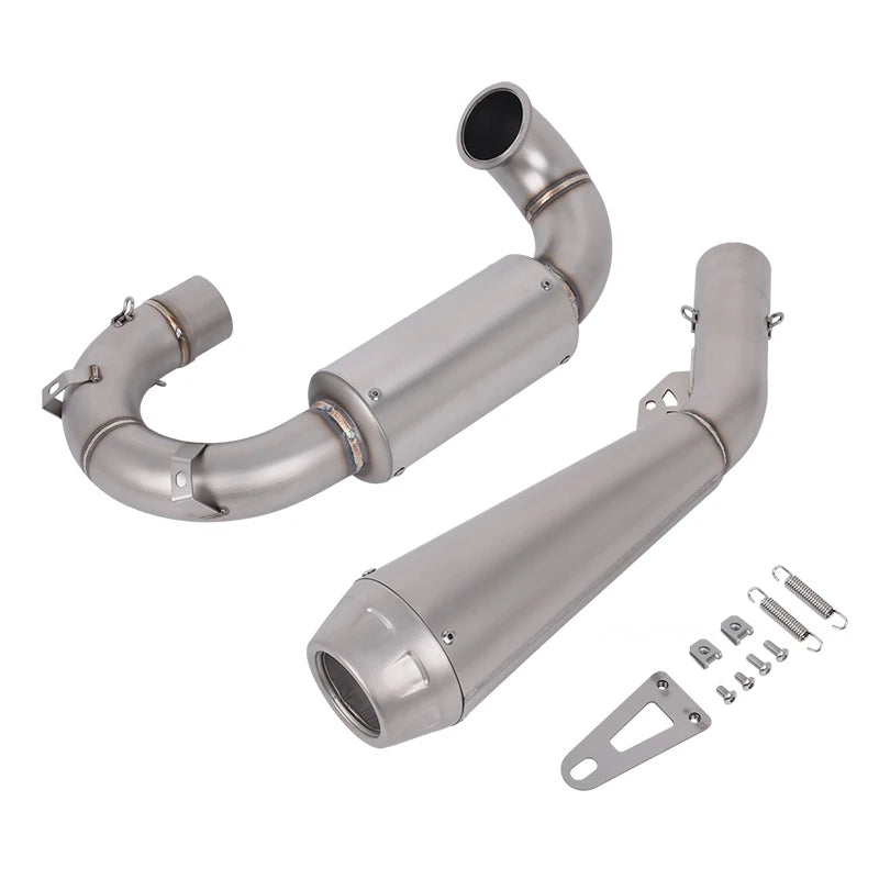 Motorcycle Exhaust Systems Slip On Stainless Link Pipe Muffler DB Killer For Ducati Ducati Panigale V2 Streetfighter 2019 - 2024