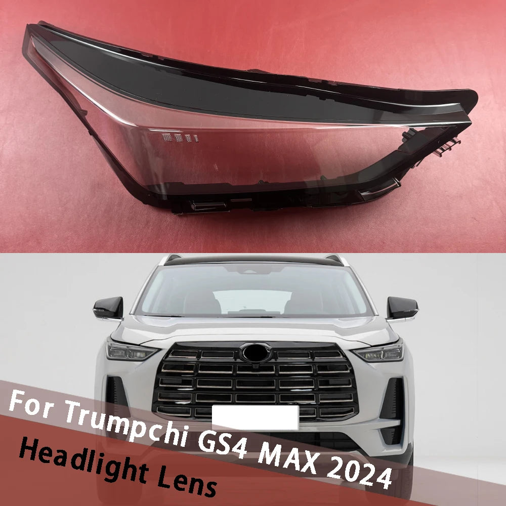 For Trumpchi GS4 MAX 2024 Automotive Parts and Accessories Car Front Headlamp Lamp Cover Headlight Cover Housing Lamp Caps