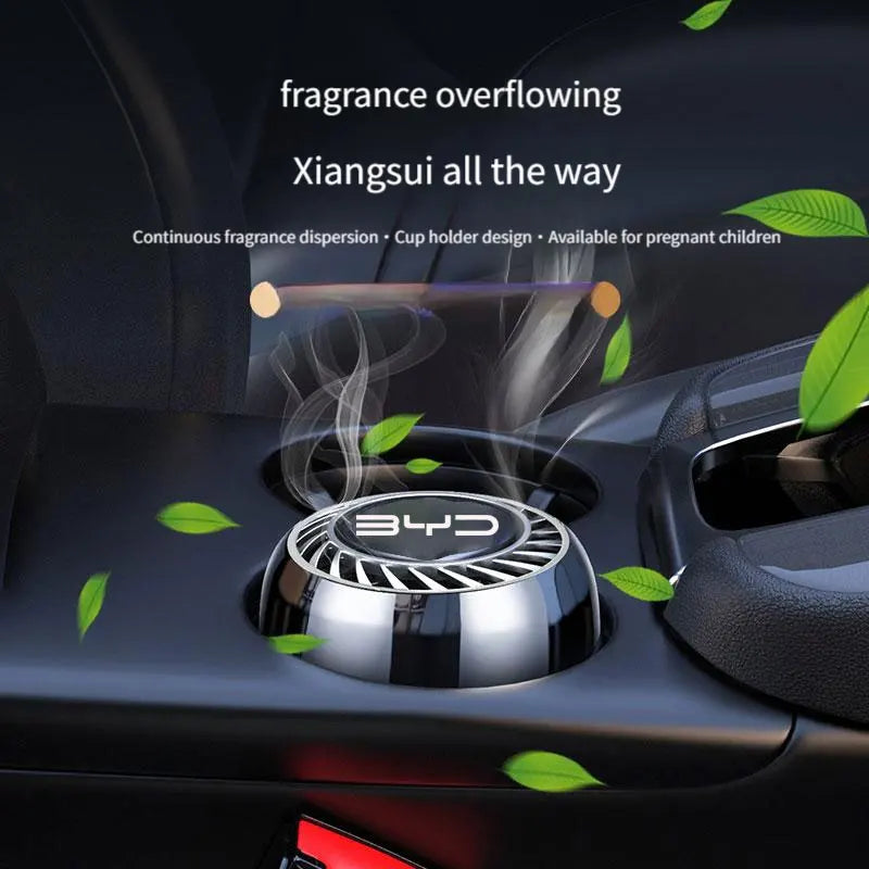 BYD car air freshener car cup holder aromatherapy solid balm long-lasting car perfume car interior