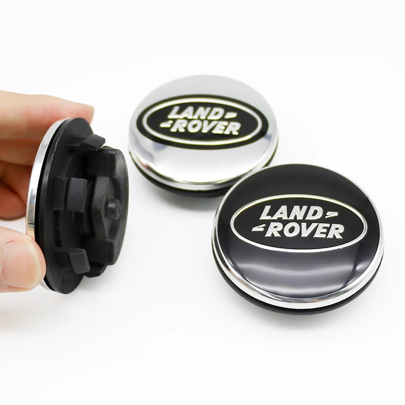 4Pcs 60mm Floating Wheel Center Caps Hub Cover For Land Rover Range Rover Discovery Evoque Sport Defender Velar Premium Pro