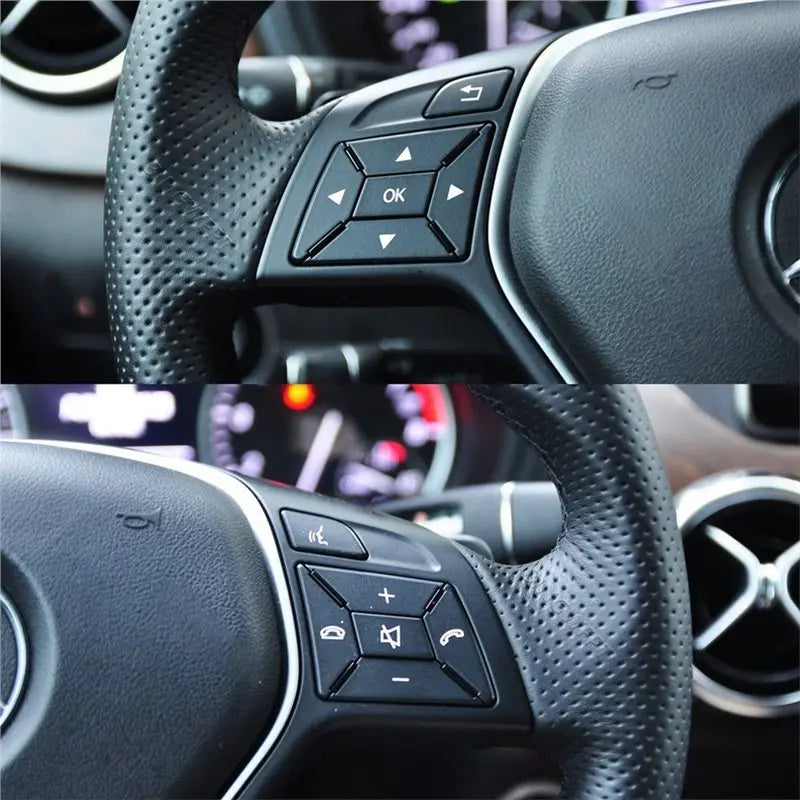 A48P-Phone Control Switch Steering Wheel Button Audio Volume For Mercedes Benz E GL ML 2013-2015 A1669052800 A1669052900