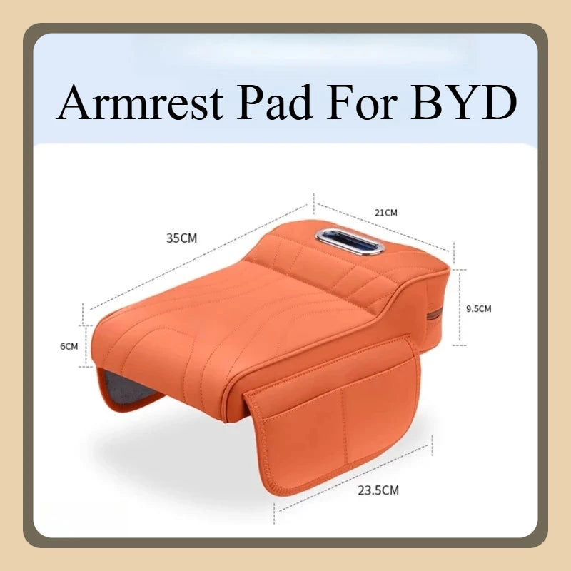Center Console Armrest Booster Pad For BYD Sealion 7 Sea Lion 07 EV 2024 2025 Armrest Pad Interior Modified Storage Tissue Boxe