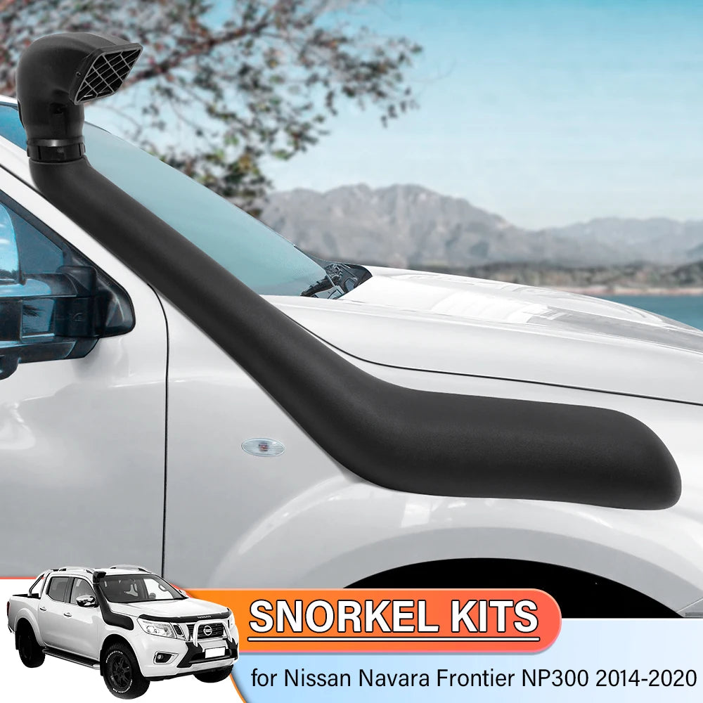 Snorkel Kit Air Intake Airflow Fits for Nissan Navara Frontier NP300 2014 - 2020 Off Road Wading Hose Car Exterior Accessories