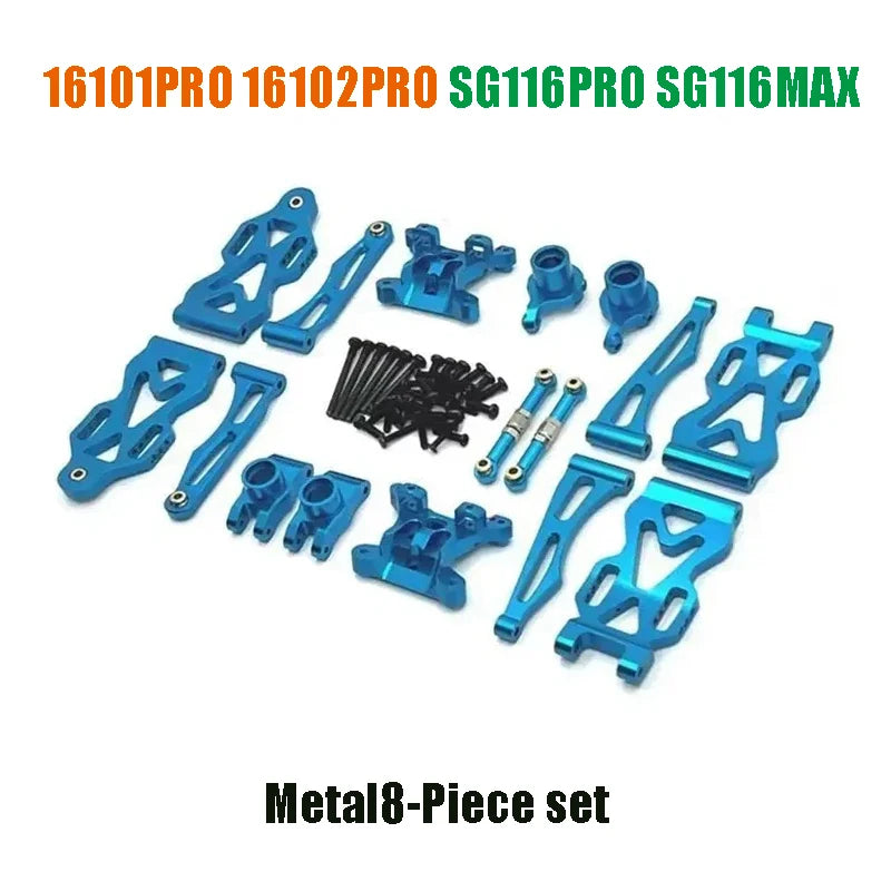 16102PROSCY 16101 PRO  SG116MAX RC Automotive Aluminum Parts Suspension Arm Steering Assembly Drive Shaft Gear Upgrade Metal Kit