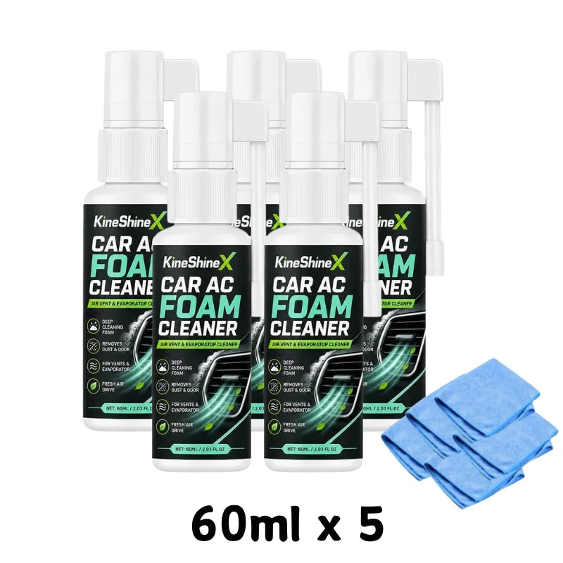Long Nozzle Car Air Vent Foam Cleaner AC Evaporator Dust Mildew Odor Remover Deodorizer For Car Interior Air Duct Auto Care