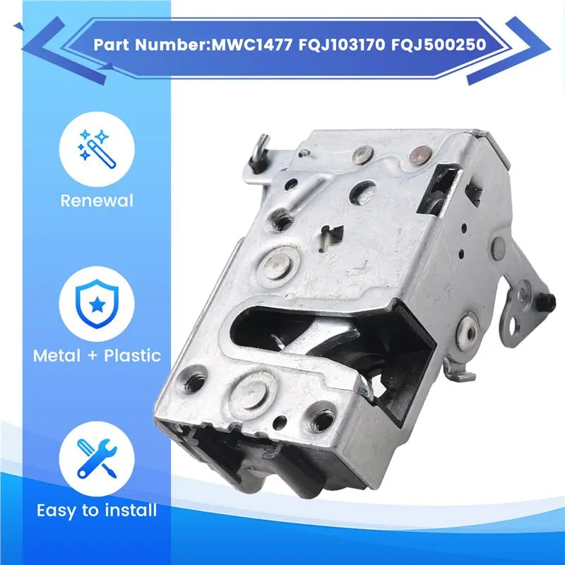N26R-Front Left Door Latch Block Assembly For Land Rover Defender 90& 100 TD5 TDI 1987-2006-MWC1477 FQJ500250 FQJ103170
