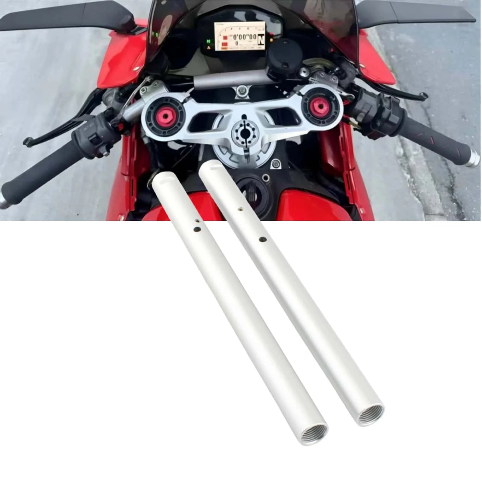 Motorcycle  Accessories Superbike Steering Wheel Faucet Handle Bar For DUCATI PANIGALE 899 959 1199 1299/S (Left & Right)
