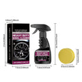 Long Lasting Rim Cleaner Spray 100ml Car Wheel Tire Cleaner Auto Detailing Polishing Tire Cleaning Tools for Car Care