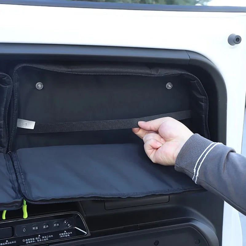 Car Rear Trunk Window Bag For ROX Motor‌ Rox 01 Polestones 01 Tailgate Glass Storage Bag Expansion Storage Bag Modified  Parts
