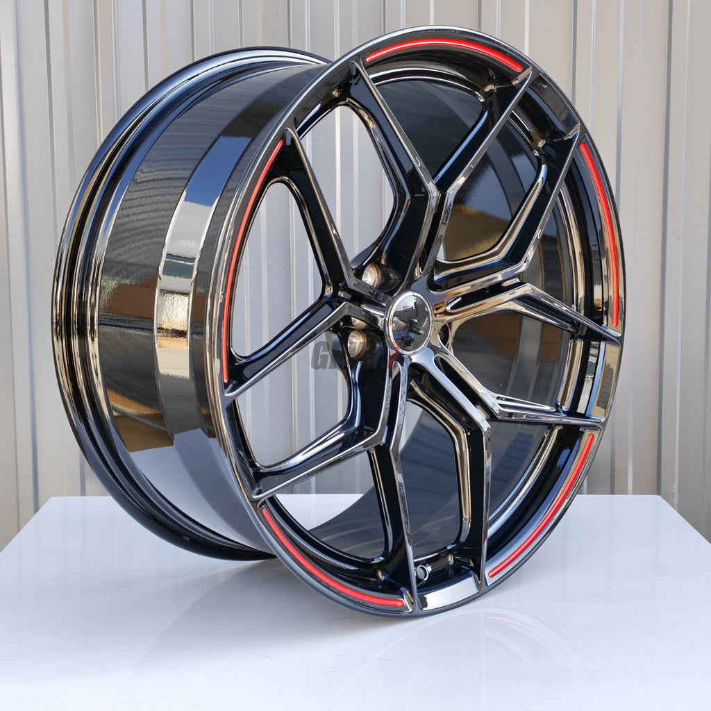 GPW Custom Concave Forged Wheel 18 19 20 21 22 Inch Black Rims for Mercedes Porsche Chevy Corvette C7 C8 Audi S6 A6 BMW M3 M4 M5