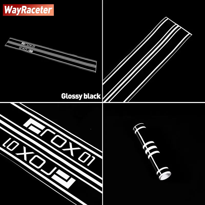 2 Pcs/Set Door Side Stripes Sticker Carbon Fiber Vinyl Decal For Polestones 01 ROX 01 2025 2026 2023 2024 Accessories