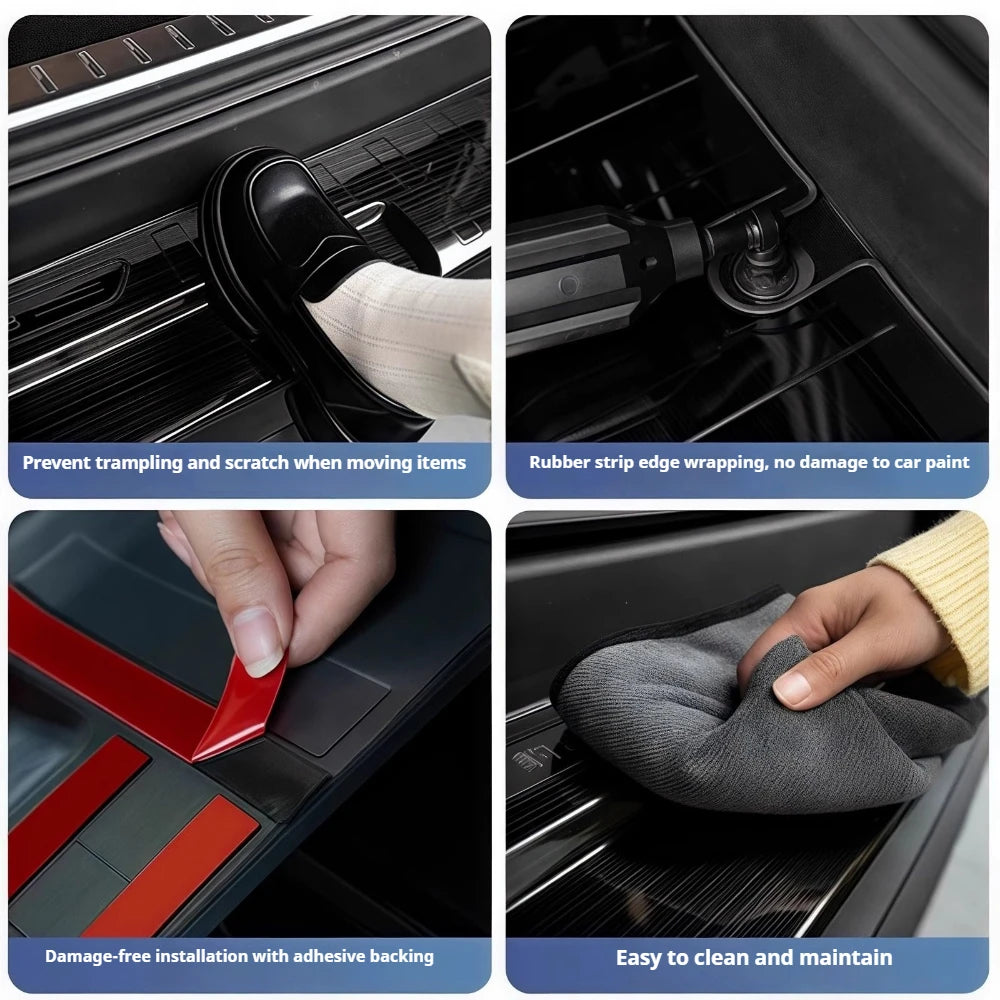 For BYD Leopard 8 Denza B8 Car Specialized Trunk Rear Guard Plate Sill Strip Protective Strip Welcome Pedal Auto Interior