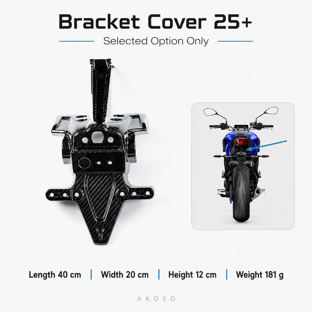 Bodywork Fairing Kit Options Carbon Fiber Fender Panel Cover Set Upgrade for Yamaha MT07 MT-07 2025+ Motorcycle Accessories