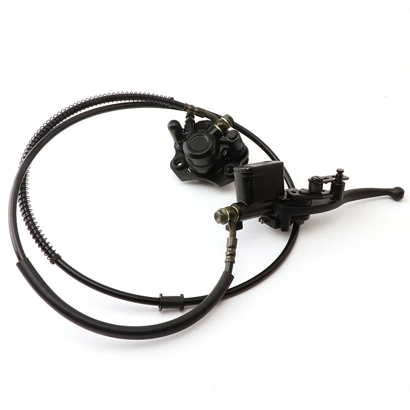 Front or Rear Disc Brake Master Cylinder Hydraulic Caliper Assembly For 50cc 70cc 90cc 110cc 125cc ATV Buggy Quad Bike Parts