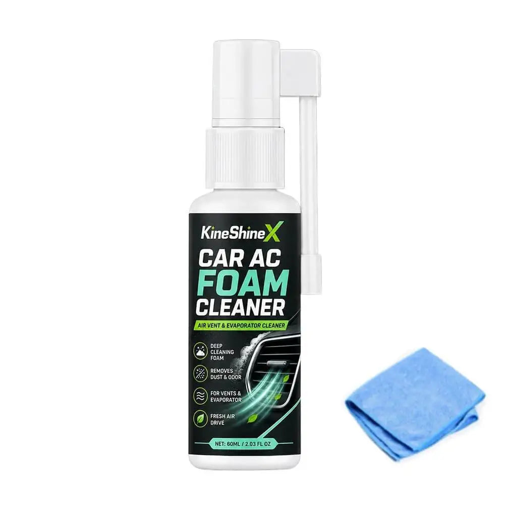 Long Nozzle Car Air Vent Foam Cleaner AC Evaporator Dust Mildew Odor Remover Deodorizer For Car Interior Air Duct Auto Care