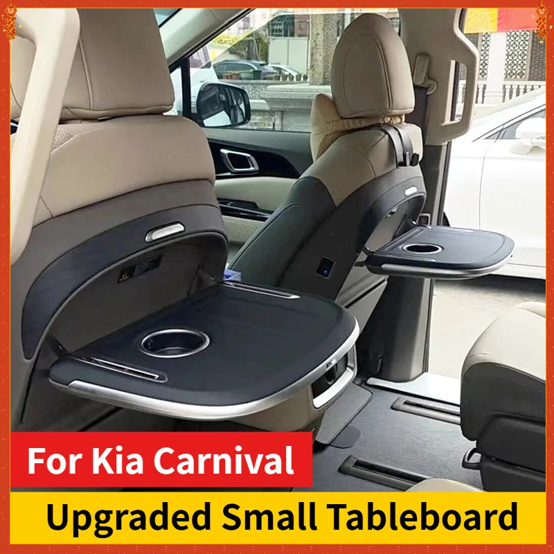 For Kia Carnival Interior Add-on Seat Upgrade The Small Tabletop Board Car Tray Decoration Modification Part Accessories