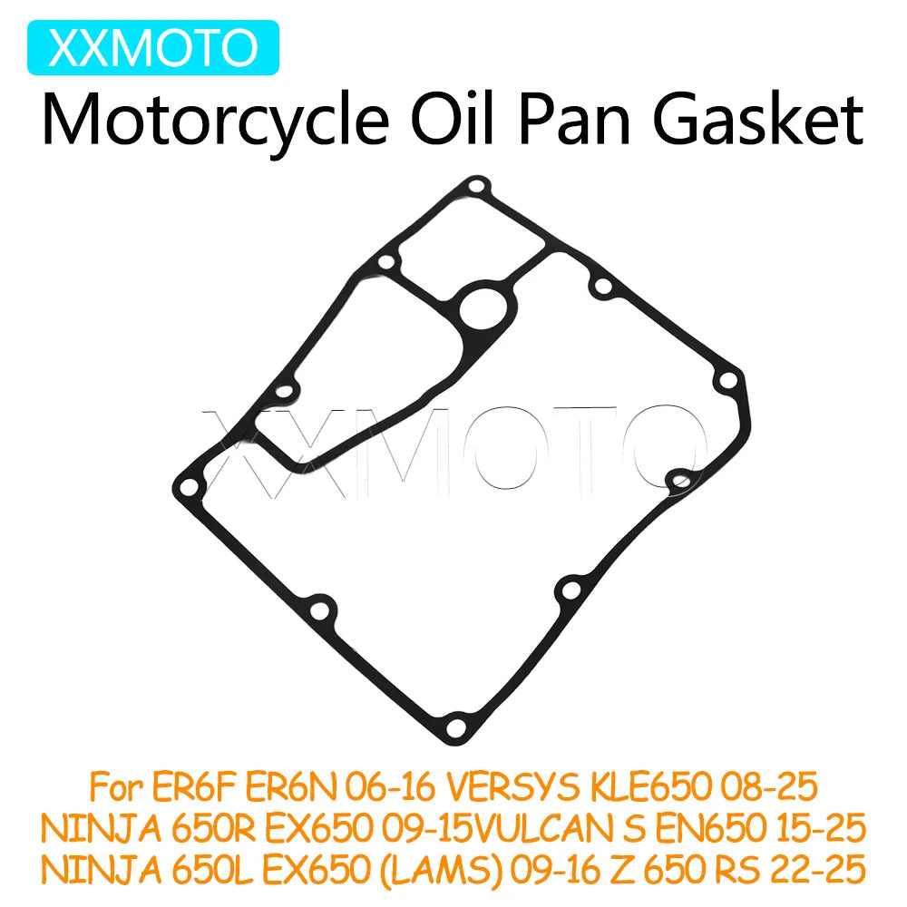 For Kawasaki ER-6F ER-6N KLE650 EX650 NINJA 650R 650L ER6F ER5N EN650 VULCAN S Z650 Z650RS Motorcycle Engine Oil Pan Gasket