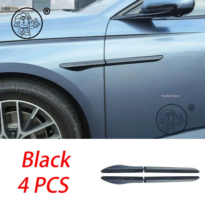 For BYD Seal 7 DMI SEAL 07 DMI 2025 2026 Car Leaf Board Decorative Sticker Modified ABS Leaf Plate Car Appearance Accessories