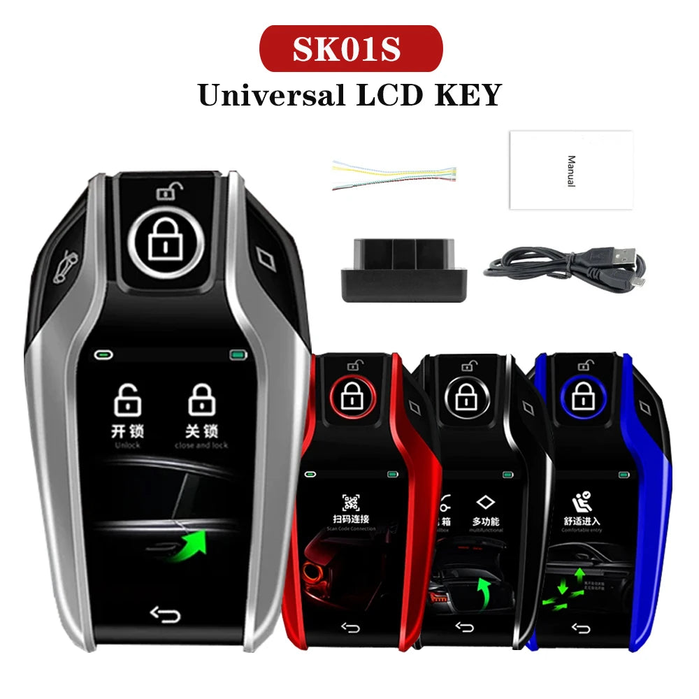 Universal LCD Smart Remote Car Key For BMW Mercedes Benz Audi Kia Ford Jaguar Land Rover Porsche Lexus Hyundai Nissan VW Toyota