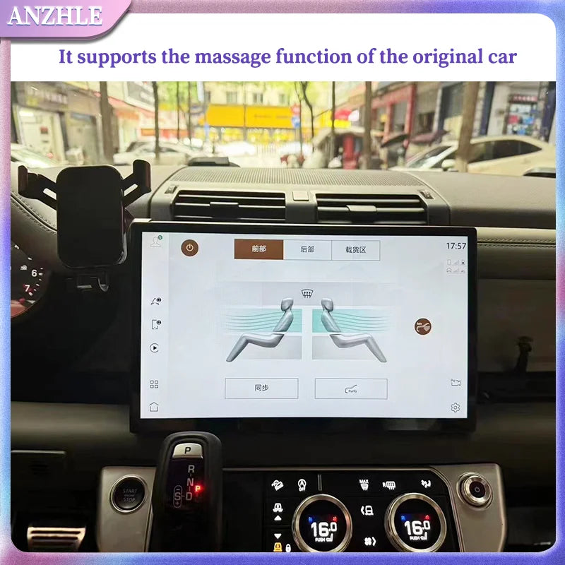 13 Inch Curved Screen For Land Rover Defender 90 110 130 L663 2020-2024 Head Unit Screen Full Touch Retain OEM Systems