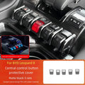 Car Central Control Button Protective Cover Fit for BYD Leopard 5 Leopard 8 Auto Central Control Button TPU Protective Shell