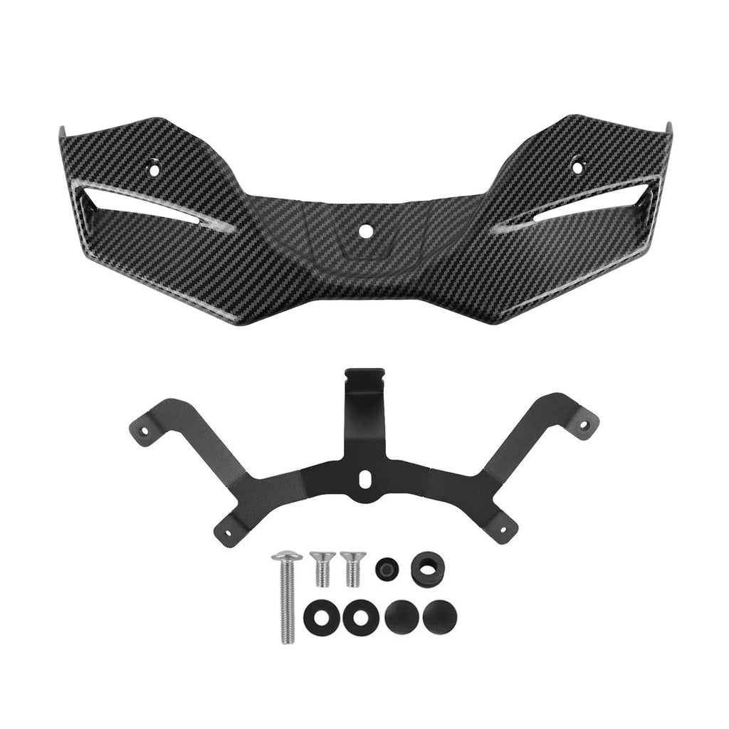 For Yamaha MT-07 MT07 Y-AMT 2025 2026 Wing Downforce Front Spoiler Naked Aerodynamic Winglet Front Lip Spoiler Extension Cowl