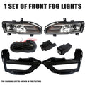 Front Bumper Fog Lamp UpgradeKit For NISSAN ROGUE X-TRAIL 2017 2018 2019 2020 Version Additional Foglight Set Switch + Wiring