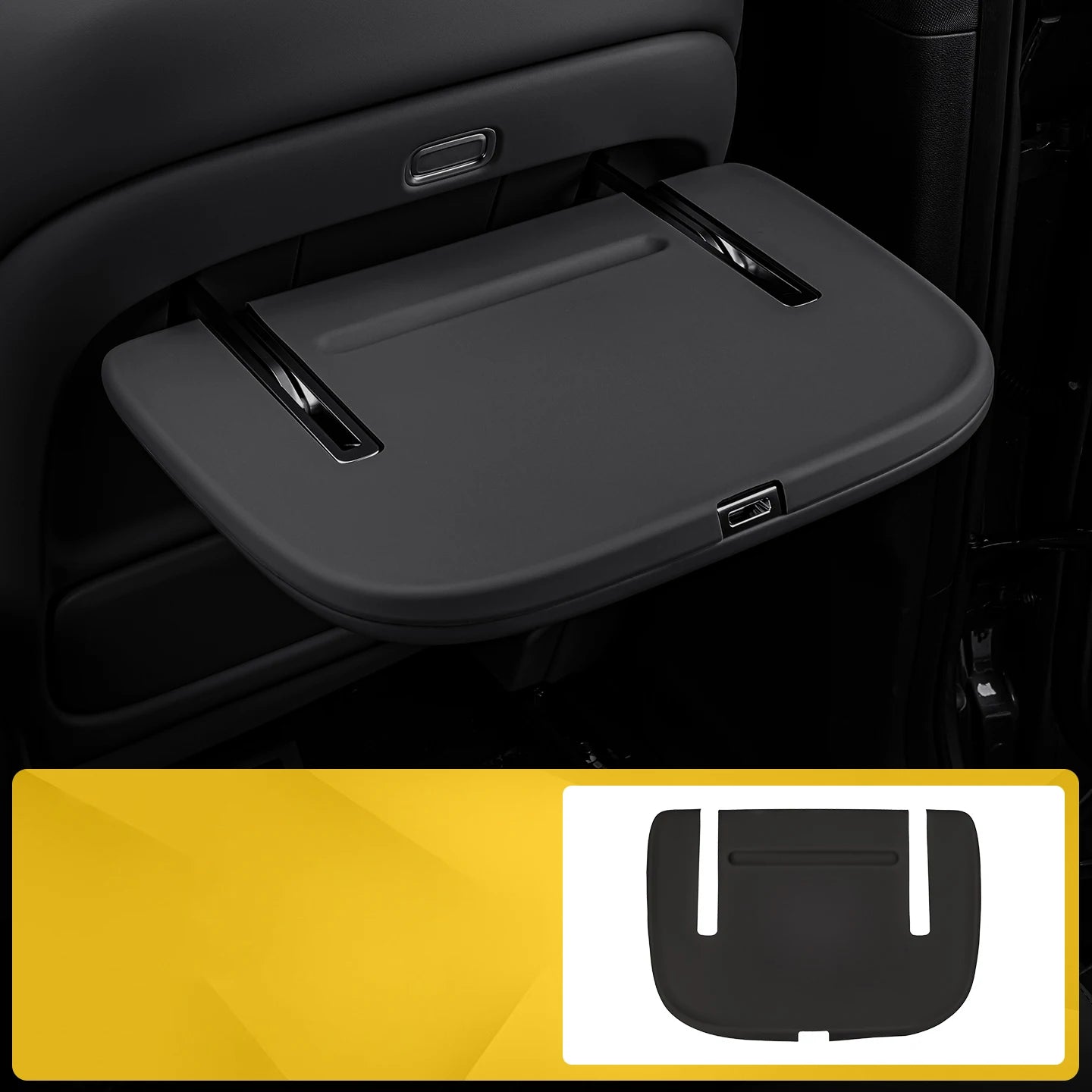 For Jetour G700 2025 2026 Car Rear Seat Small Table Silicone Protective Pad Anti-Slip Mat Scratch-Resistant Interior Accessories