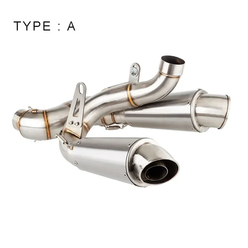 For Ducati Panigale V4 V4S 2018-2024 Streetfighter V4 2020-2024 Complete V4 Performance Exhaust System With Rear Muffler