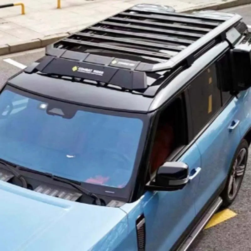 High Performance Alloy Side Ladder & Roof Platform Rack, Robust External Modification Parts Combo for Rox 01 Accessories