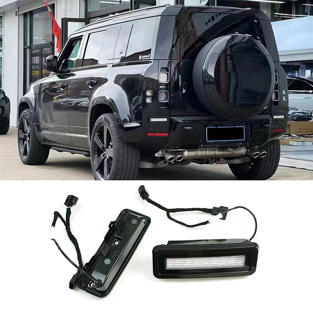 Car Rear LED Bumper Light Reflector Tail Brake Stop Lamp Turn Signal Light for Land Rover Defender 2020-2024