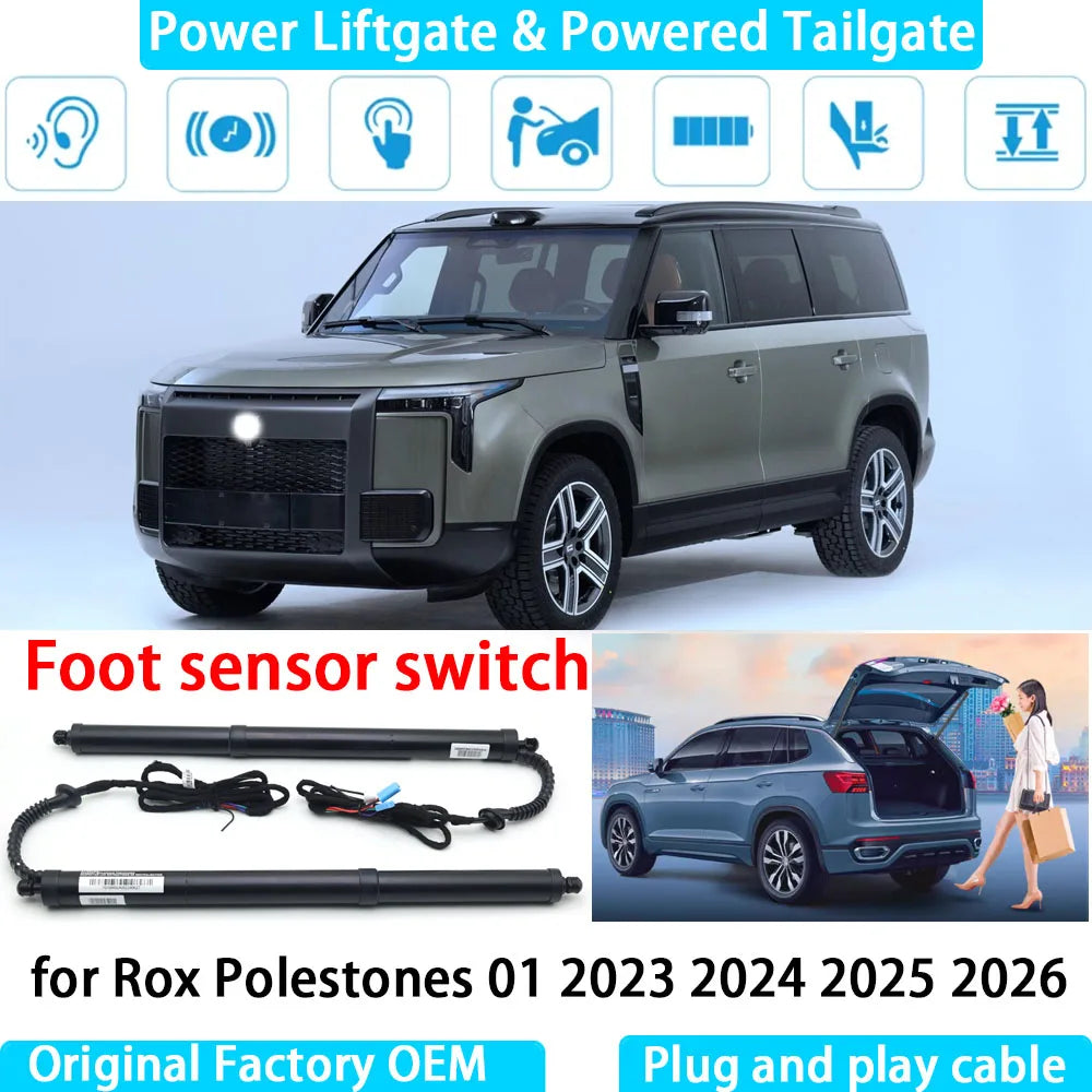 for Rox Polestones 01 2023 2024 2025 2026 Automatic Electric Power Liftgate Powered Tailgate Strut Tail Gate Lift System